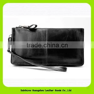 15714 Brand RFID Wallet Real Leather RFID Blocking Travel Wallet Men thumbnail-1