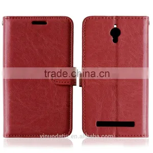 Hot Sale PU Leather Mobile Phone Flip Wallet Kickstand Case for ASUS Zenfone C ZC451CG thumbnail-3
