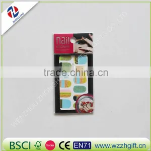 New Arrived Elegant Fancy Customized Craft Ecofriendly Quality Temporary Nail Sticker thumbnail-3