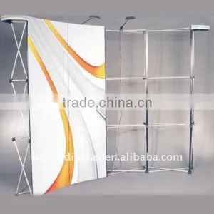 3*3 3*4 Curved or Straight Display Rack Metal Pop up Stand thumbnail-1