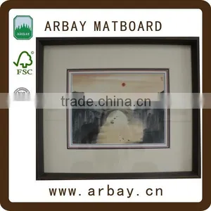 Wholesale 4ply 5x7 8x10 11x14 Precut Uncut Colorful Mat Board Mount Board Passepartout thumbnail-6