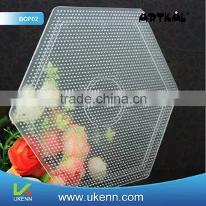 The Best ARTKAL Fuse Beads Kid Toy Hexagonal Pegboard for 2.6mm Hama Beads thumbnail-2