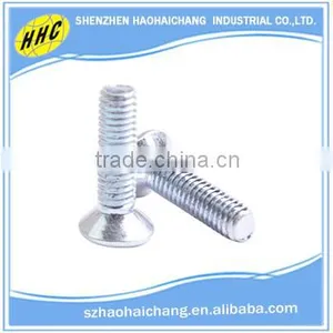 China Hardware Manufacturer High Quality Nonstandars Stainless Steel Flat Head Screw thumbnail-1