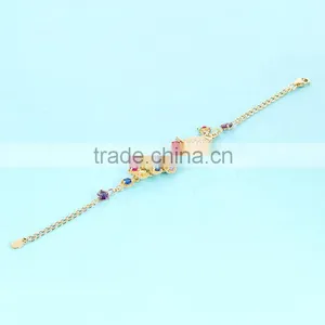 Gold Plated Jewelry Wholesale China Anchor Bracelet SBG652Y thumbnail-3