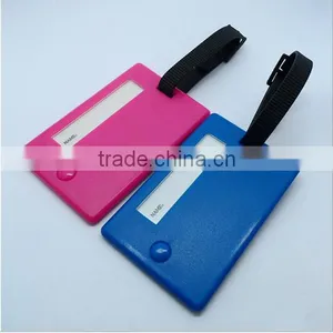 Hot Sale Candy Color Hotel Fashion Custom Luggage Tag/custom Hotel Key Tags/custom Leather Luggage Tags thumbnail-5