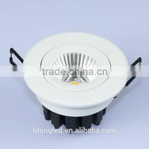 Diameter 85mm Cutting Size75mm 5w 7w Cob Led Downlight ,White Finish Ceiling Led Light thumbnail-3