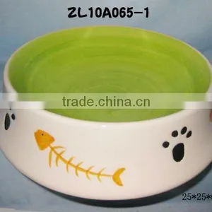 Ceramic Pet Bowl With Little Paw thumbnail-1