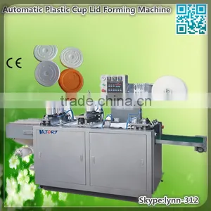 2014 Best Sale CE Standard Automatic Plastic Cup Lid Thermoforming Machine, Plastic Cup Lid Thermoforming Machine thumbnail-1