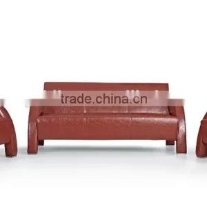 Modern Office Sofa PU Leather Office Sofa Bridge Designed Base G-305 thumbnail-1