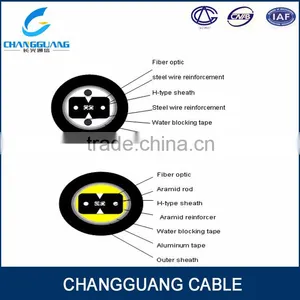 Cable Manufacturer Changguang Fiber Optic Equipment Ftth Bow-type Drop Cable for Duct Communication Cables thumbnail-5