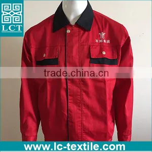 2016 Oem High Quality Cotton Construction Red Color Engineering Uniform Workwear thumbnail-1