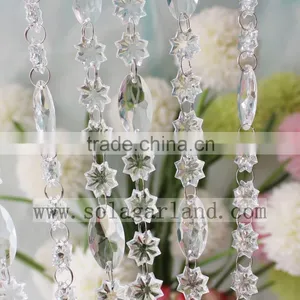 Beauty Decorative String Curtain Strand Acrylic Crystal Beaded Curtain Wedding DIY Party Decor thumbnail-5