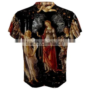 Custom Whole Cotton Sublimation T-shirt thumbnail-2