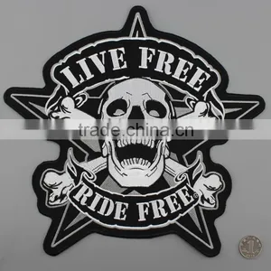 Highquality Custom Personalized Skull Embroidery Patches thumbnail-1