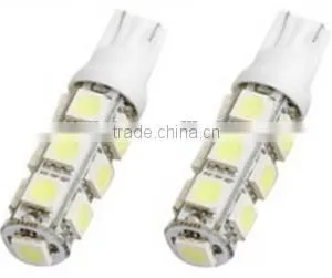 RV LED Light Interior Lamp 12V DC T10 194 168 W5W White 5050 13-SMD LED Light for Car thumbnail-1