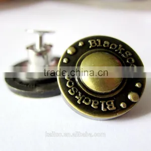 Brush Brass Color Alloy Jeans Button for Man Jeans thumbnail-1