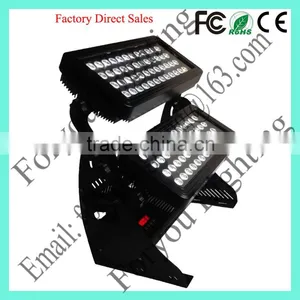 Factory Wholesale Outdoor IP65 Waterproof Rainproof Building City Color Light 96x15W RGBWA+UV 6-IN-1 LED Wall Washer thumbnail-4