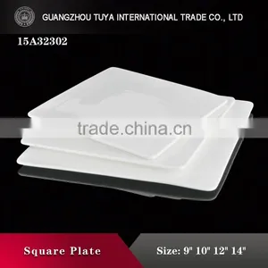 New Style White Color Fruits Porcelain Square Plate thumbnail-2
