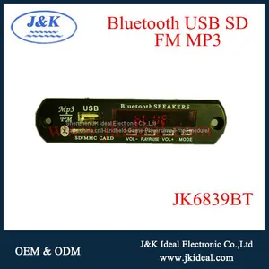 12v/5v Bluetooth /USB /SD/FM /AUX MP3 Player Module Circuit Board thumbnail-2