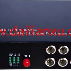 4channels Two Ways XLR Balanced Audio Fiber Optic Transmitter and Recever thumbnail-1
