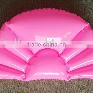 Inflatable Pillow Inflatable Air Pillow Inflatable Beach Pillow PVC Pillow Inflatable Fan-shaped Pillowath Pillow thumbnail-1