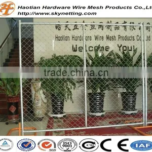 Hot Dipped Galvanized Round Pipe Frame Chain Link Temporary Fence for American Market thumbnail-1