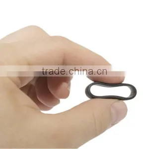 5 Silicone Wedding Rings Men's Sizes 8,9,10,11,12. Silicone Wedding Band Made of Medical Grade Silicone thumbnail-3