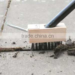 Block Paving Scraper Weed Wire Brush With 0.8m Long Handle thumbnail-2