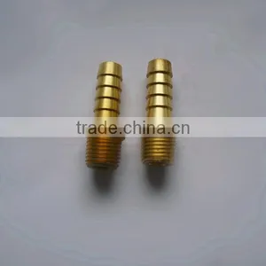 1/8'--3/4''x6-22mm Brass Male Hose Barb Fitting for Pvc Pipe thumbnail-4