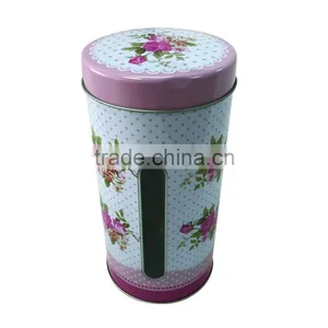 Round Tin Box for Gift thumbnail-1