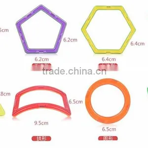 Factory Direct Sell Kids Toy Plastic Magnetic Bulding Blocks With Different Shapes thumbnail-3