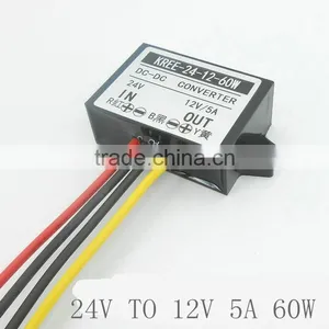 24V Turn 12V5A Monitor Power DC-DC Buck Converter Power Module 12V2A3A4A5A Car Power thumbnail-1