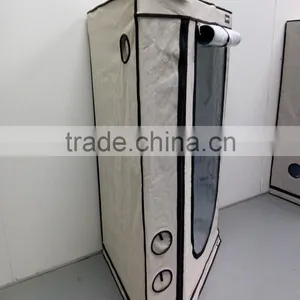 New Triangle Style High Quality Grow Tent Material Grey Mylar 600D Grow Room Grow Tent Hydroponics thumbnail-4