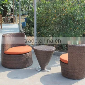 Outdoor Synthetic Rattan Furniture 4 Seated Leisure Table And Chairs thumbnail-6