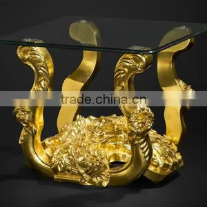 Imperial Noble Furniture Living Room Sofa, Luxury Wood Carved Three Seater Sofa With Gold Painted, British Royal Sofa Couch Set thumbnail-5