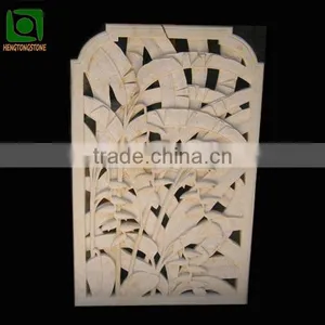 Carved Stone Wall Panel Relief Sculpture thumbnail-1