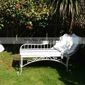 KD Shabby Chic Metal Portable Lounge Chair thumbnail-1