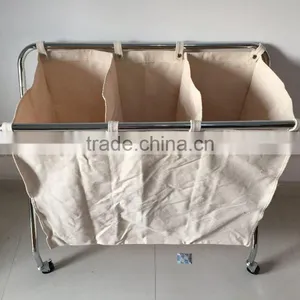 Stackable Laundry Hamper Sorter With 3 Soters thumbnail-2