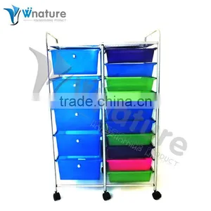 Plastic Storage Trolley to Storage Drawers on Wheels thumbnail-1