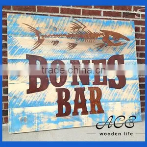 Customization Pub Sign Bar Sign MDF Advertising Board UV Printing on Wood thumbnail-1