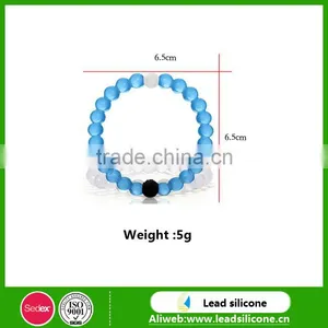 Female Favorite Fashion Jewelry Silicone Spiky Bead Bracelets thumbnail-5