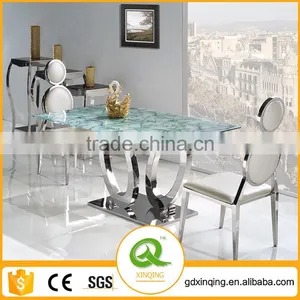 TH285 China Flower Green Classic Furniture Square Kitchen Table thumbnail-1