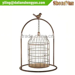 Decorative Metal Victorian Bird Cage for Centerpiece thumbnail-1