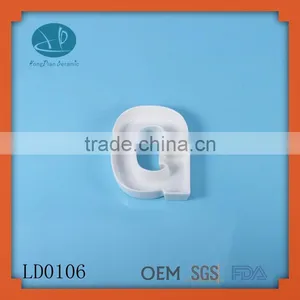 Design Ceramic Greek Alphabet Letter Dish,ceramic,sublimation Ceramic Wedding Plates Dishes thumbnail-1