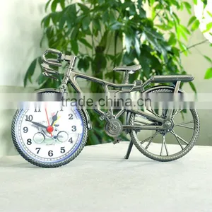 Creative Bicycle Shape Clock, Popular Home Decorative Desk European Style Digital Clock For Wholesale thumbnail-3