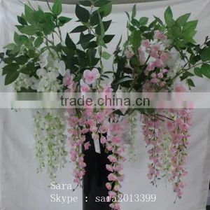 Factory Price Purple Wisteria Flowers Branch,wisteria Flowers thumbnail-1