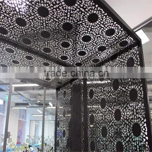 Laser Cut Home Living Furniture Metal Room Divider / Decorative Metal Screen thumbnail-6