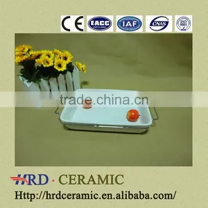 Made in China OEM Cheap 2015 Ceramic Plate With Handle thumbnail-1