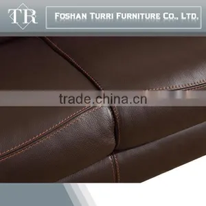 Luxury Italian Leather American Design Reclining Sectional Sofa thumbnail-6