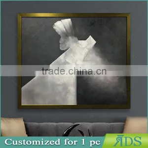 Customized New Design Framed Wall Painting With Gold Leaf thumbnail-1